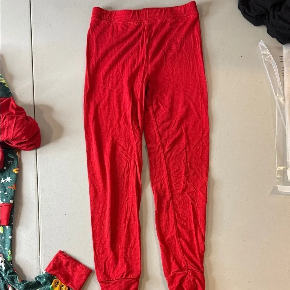Little Sleepies Kids Pajama Set - Red and Green